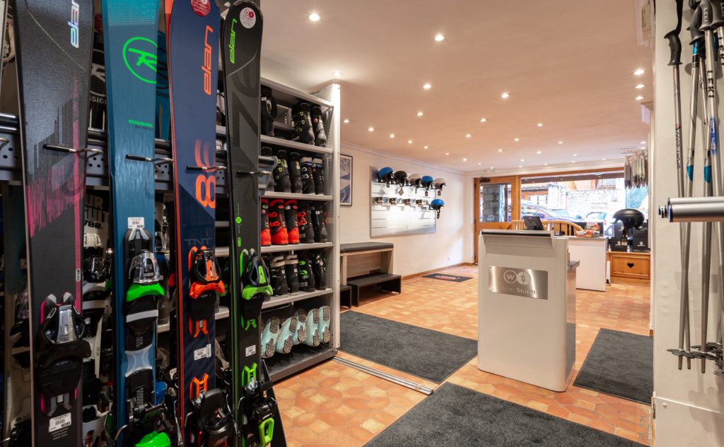 meribel ski hire shop