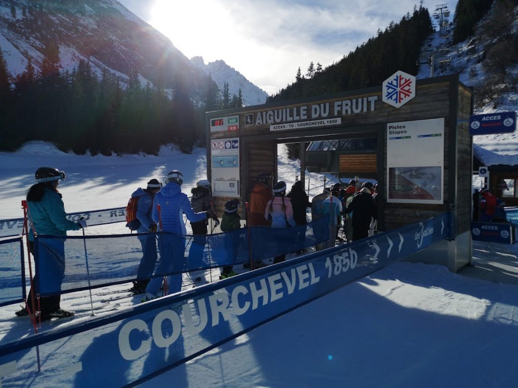 Route to Courchevel 1850 from 1650