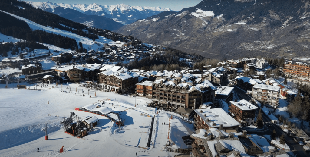 Courchevel 1650 Moriond from above