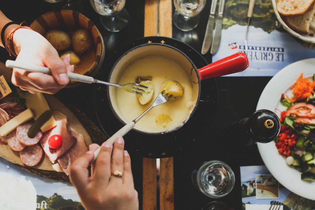 fondue in courchevel