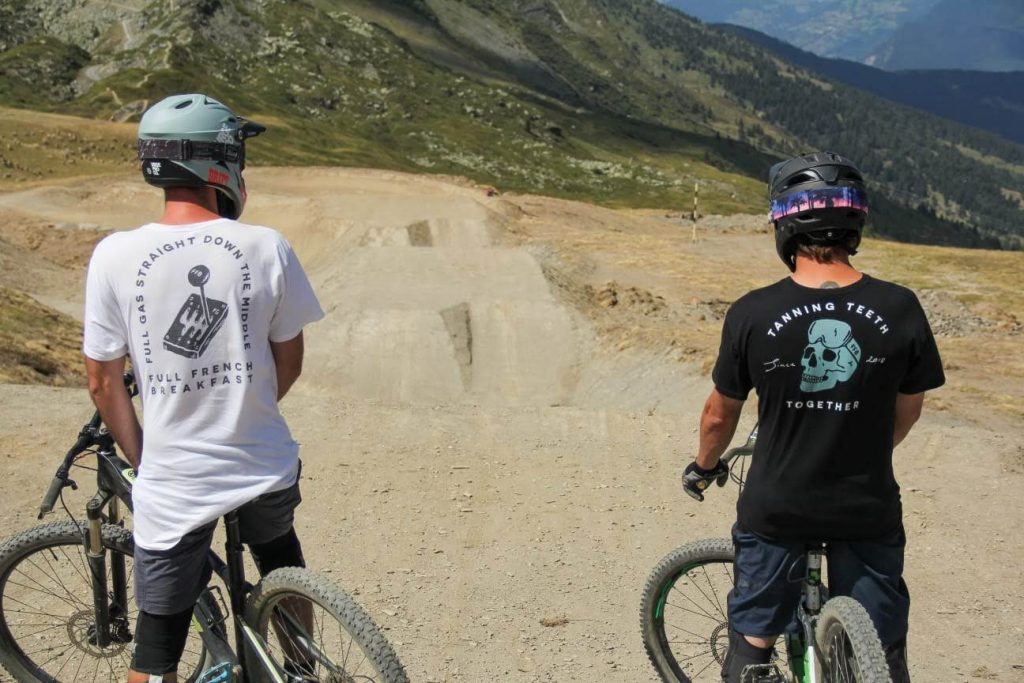 mountain biking in courchevel
