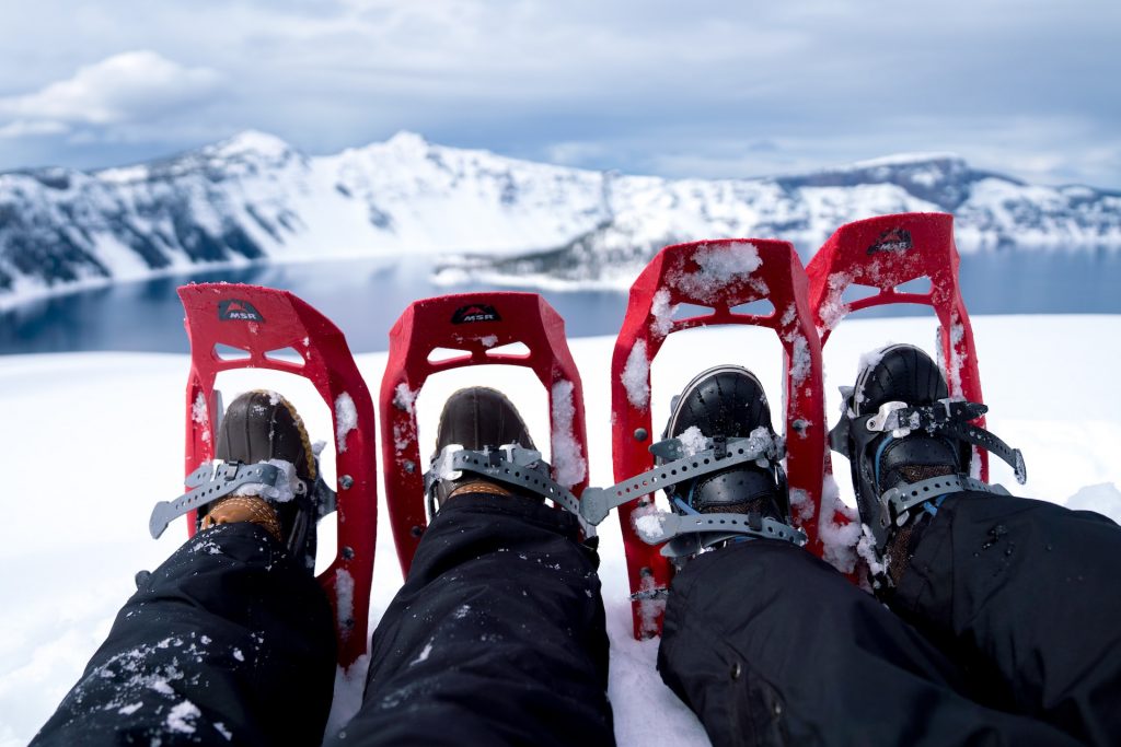 snowshoeing in the Three Valleys